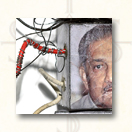 Merchant of Menace - art for Los Angeles Times